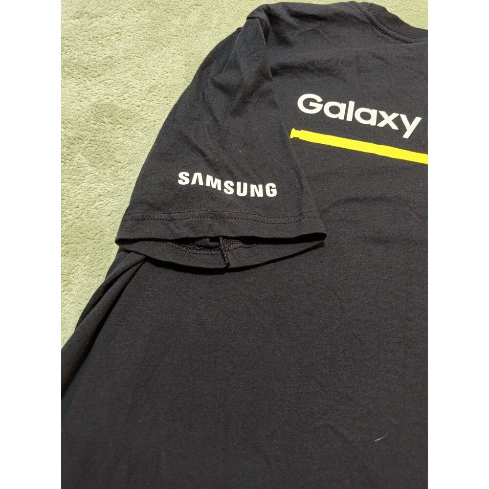 Vtg Samsung Galaxy Note 9 Shirt Mens XL Black Pocket Graphic Tech S-Pen Promo - Picture 5 of 10